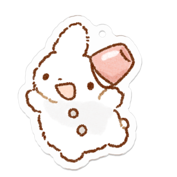 アクリルキーホルダー - 50 x 50 (mm)