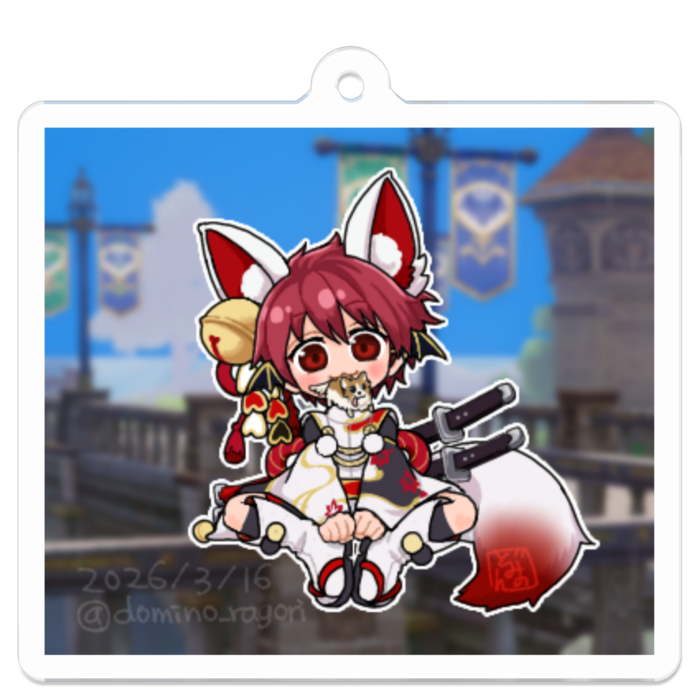 アクリルキーホルダー - 50 x 50 (mm)(57)