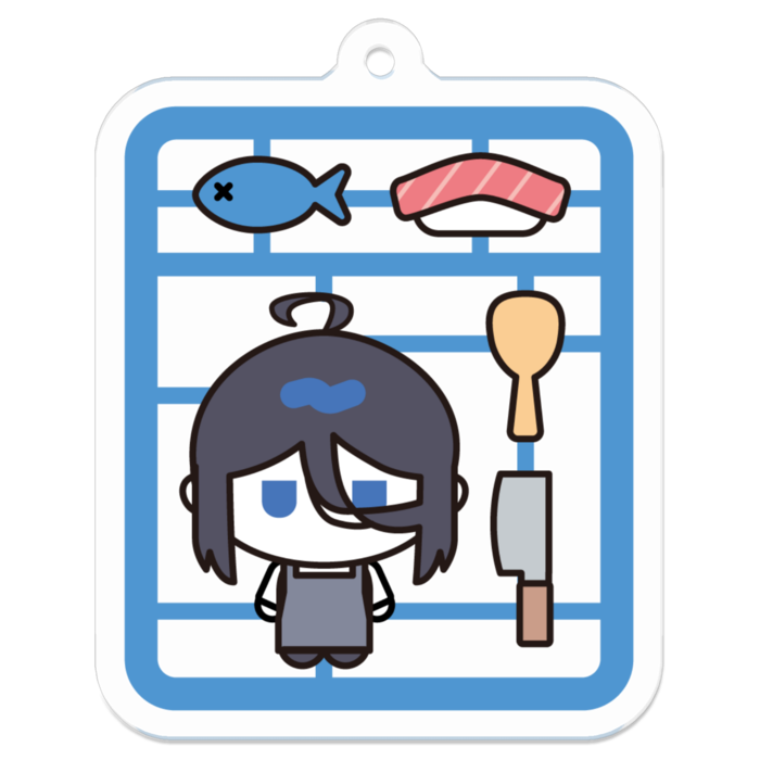 アクリルキーホルダー - 50 x 50 (mm)