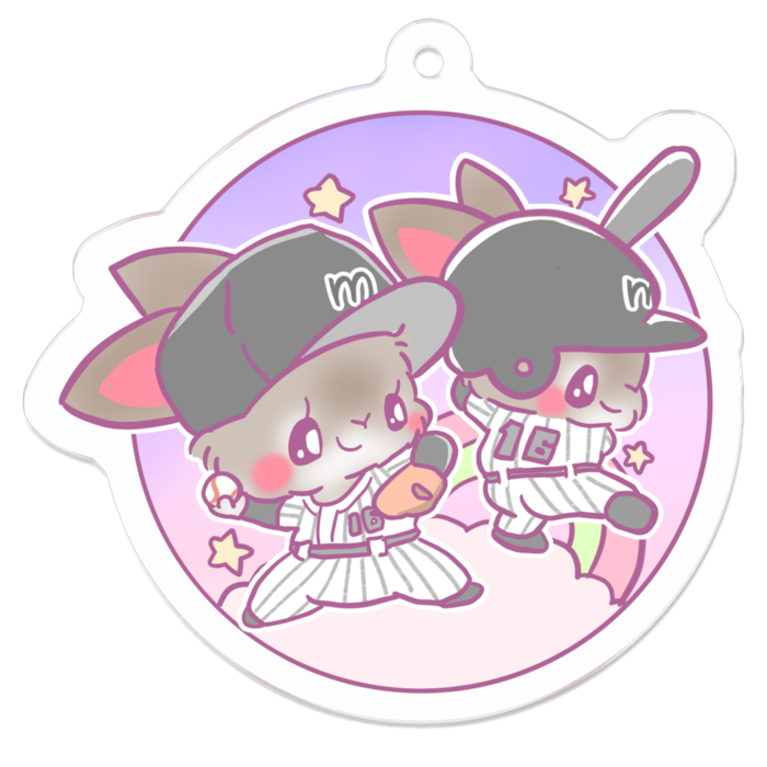 アクリルキーホルダー - 50 x 50 (mm)