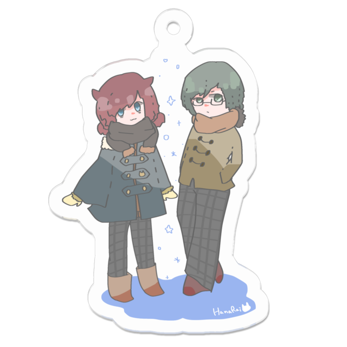 アクリルキーホルダー - 50 x 50 (mm)