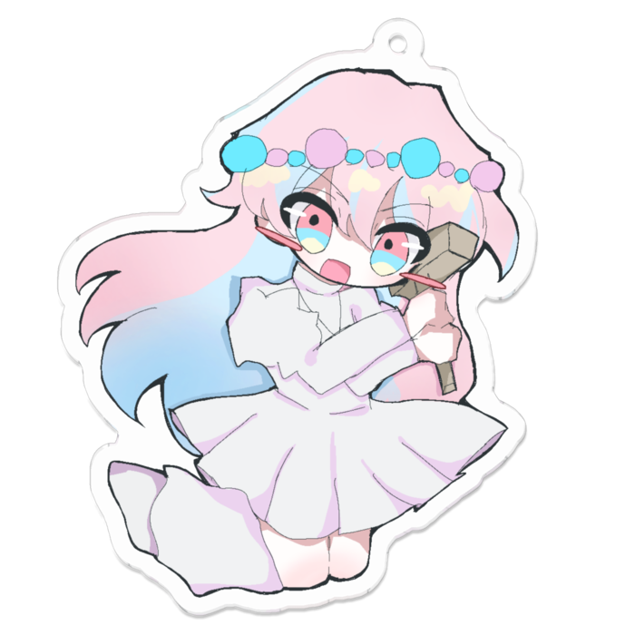 アクリルキーホルダー - 70 x 70 (mm)