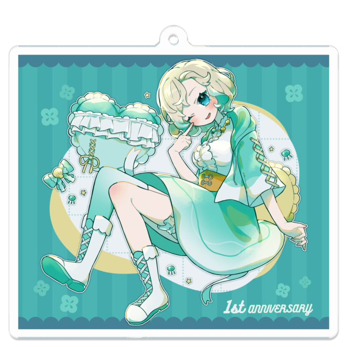 アクリルキーホルダー - 70 x 70 (mm)