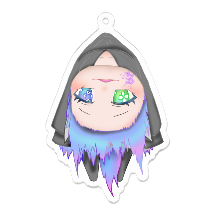 アクリルキーホルダー（コーティング） - 70 x 70 (mm)