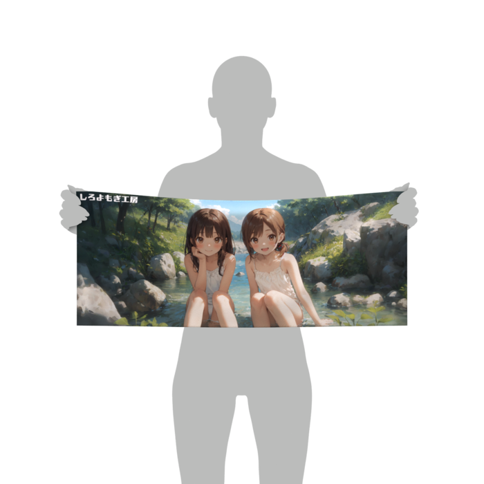 フェイスタオル - 84 × 34cm