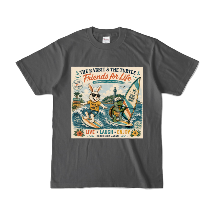 カラーTシャツ - S - チャコール (濃色)
