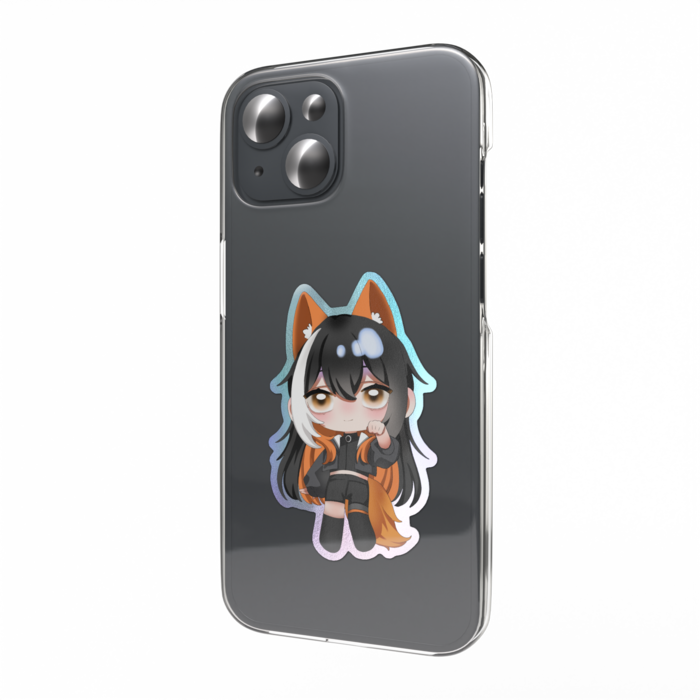 オーロラスマホステッカー - 縦