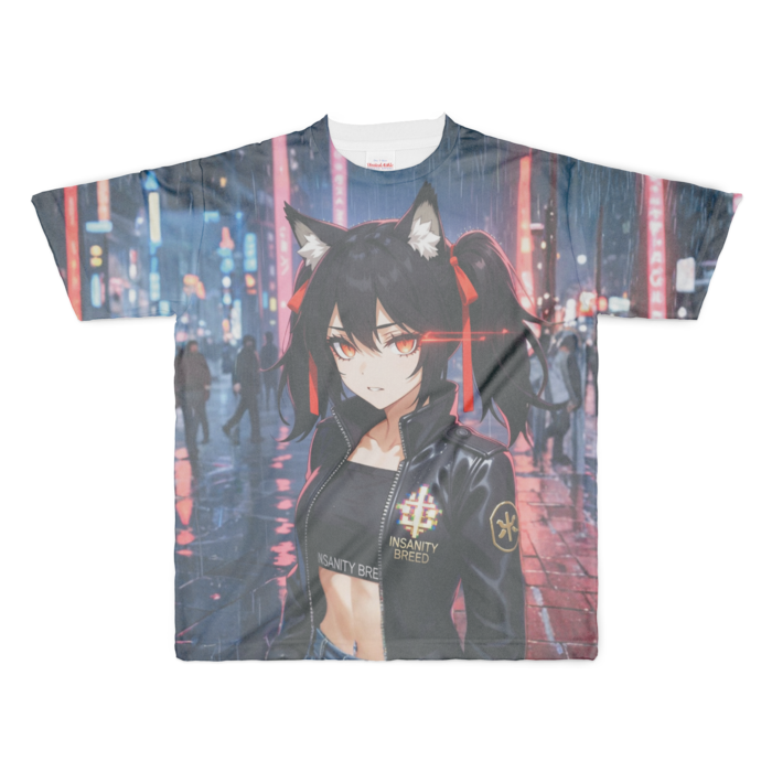 フルグラフィックTシャツ - XL - 正面印刷のみ