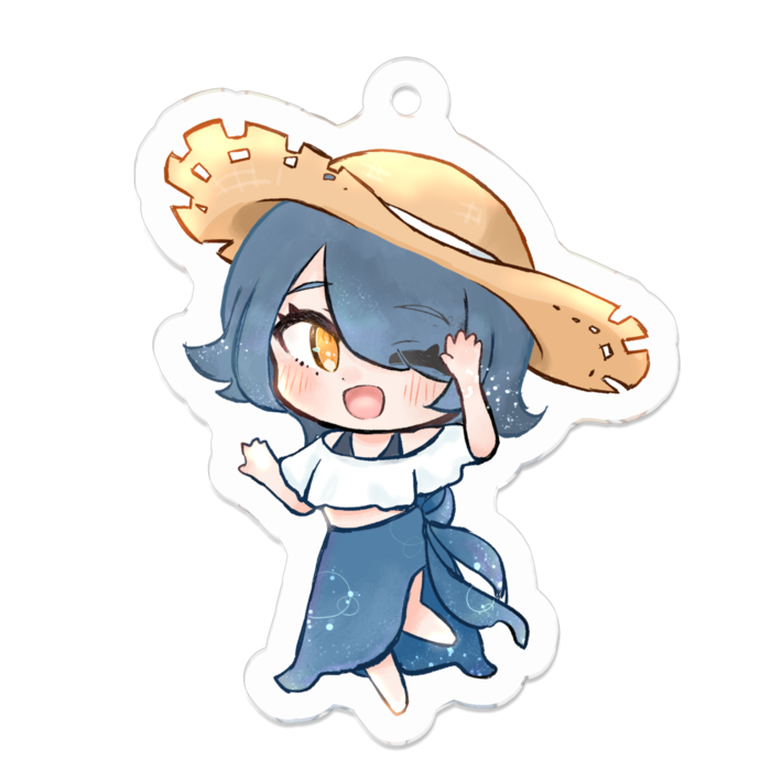 アクリルキーホルダー - 50 x 50 (mm)