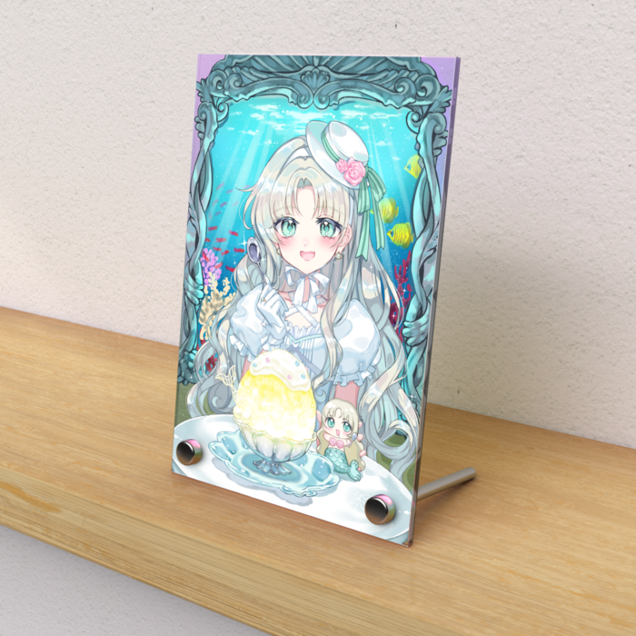 オーロラアクリルフォトパネル - 縦100 × 148mm
