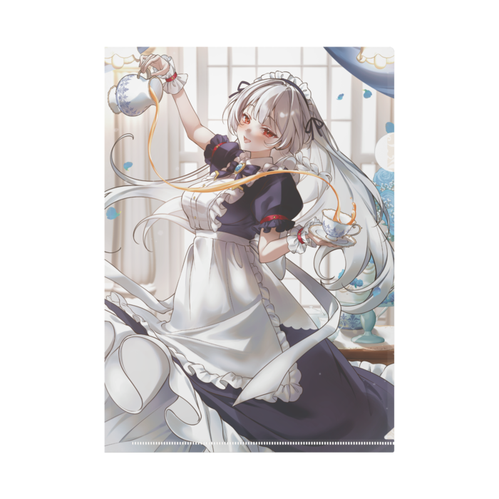 ロング（赤目）