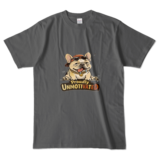 カラーTシャツ - L - チャコール (濃色)