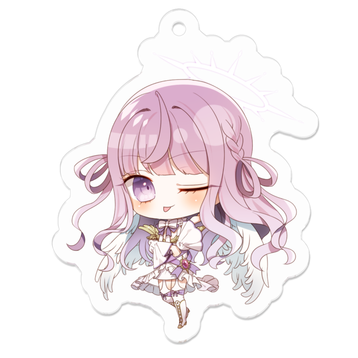 アクリルキーホルダー - 50 x 50 (mm)