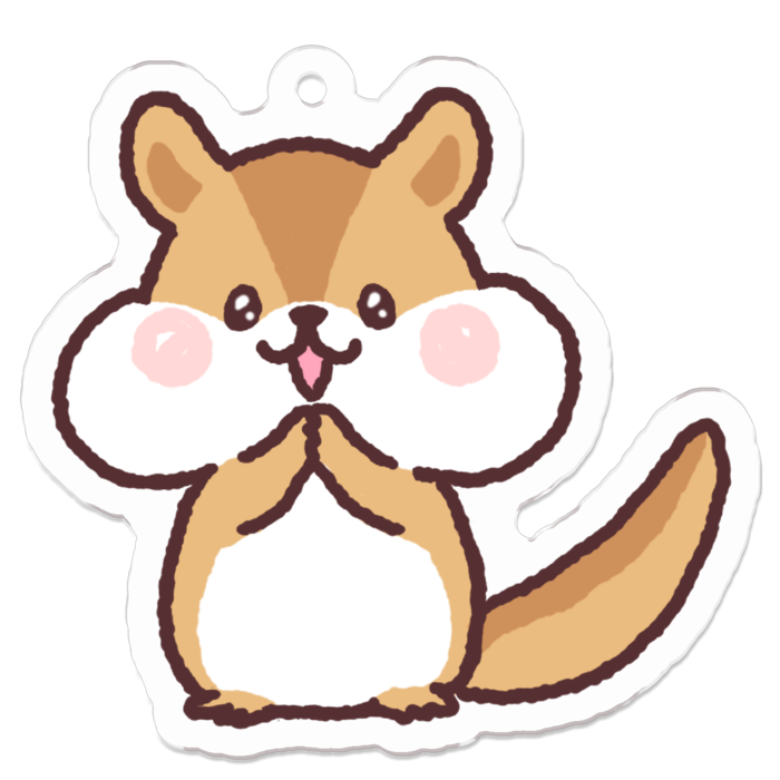 アクリルキーホルダー - 50 x 50 (mm)