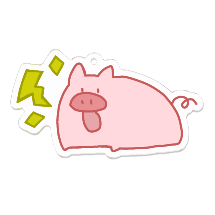 アクリルキーホルダー - 70 x 70 (mm)