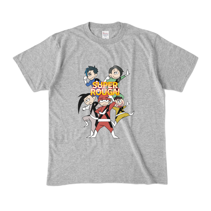 カラーTシャツ - M - 杢グレー (濃色)