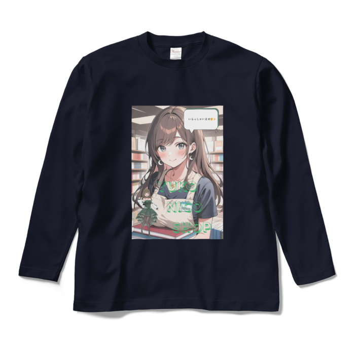 ロングスリーブTシャツ - M - ネイビー