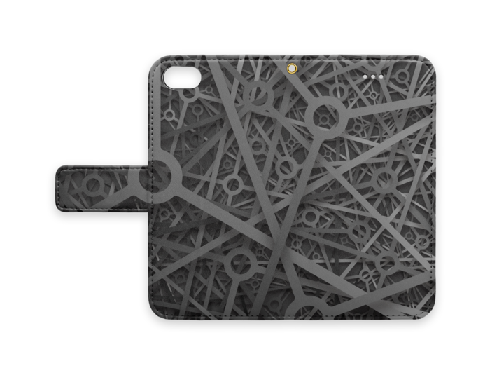 手帳型iPhoneケース - iPhone 8 / 7 - ストラップ穴 あり