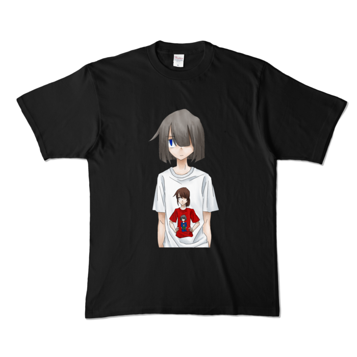 カラーTシャツ - XL - ブラック (濃色)