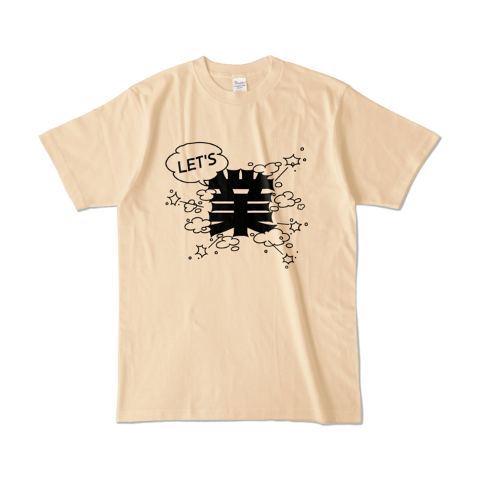 カラーTシャツ - L - ナチュラル (淡色)