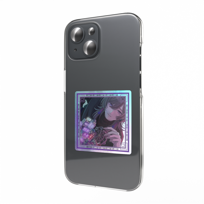 オーロラスマホステッカー - 縦