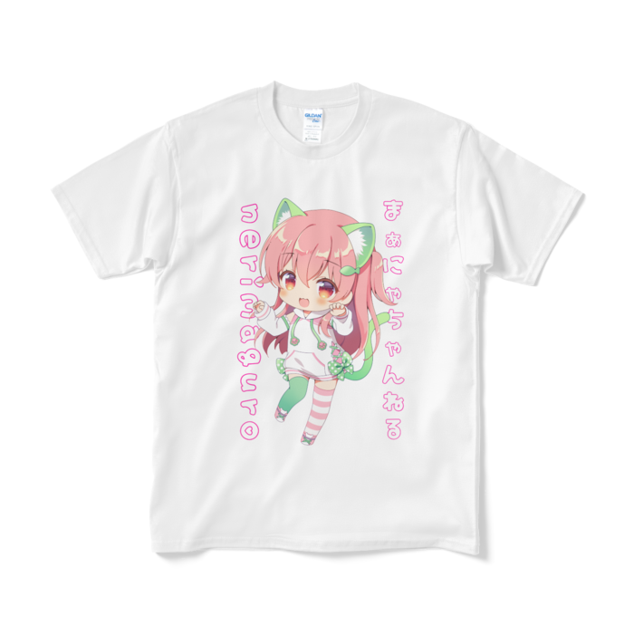 まぁにゃTシャツ - M - ホワイト