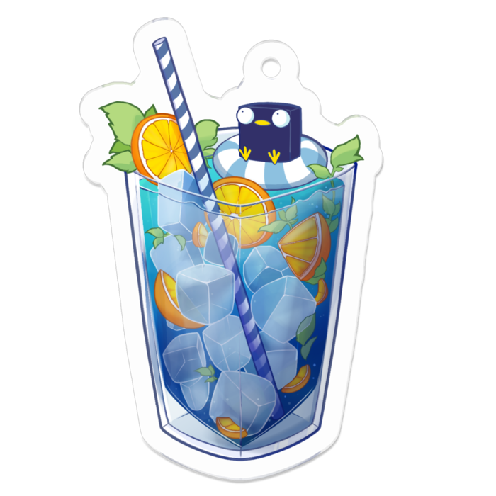 アクリルキーホルダー - 50 x 50 (mm)