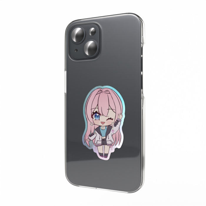 オーロラスマホステッカー - 縦