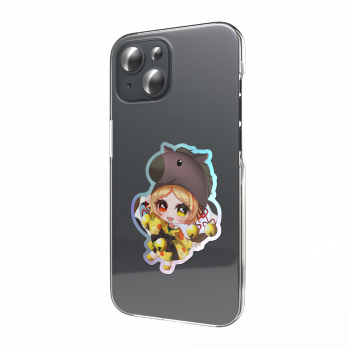 オーロラスマホステッカー - 縦