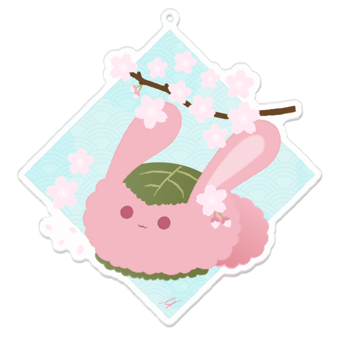 アクリルキーホルダー(コーティング) - 100 x 100 (mm)