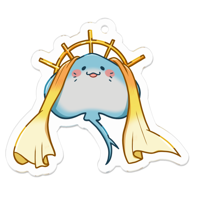 えいちゃんアクリルキーホルダー - 50 x 50 (mm)