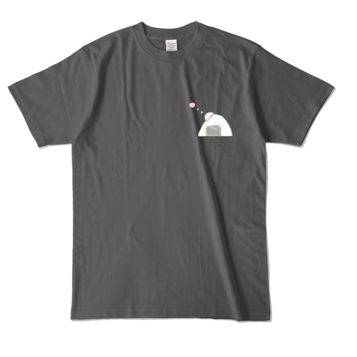 カラーTシャツ - L - チャコール (濃色)