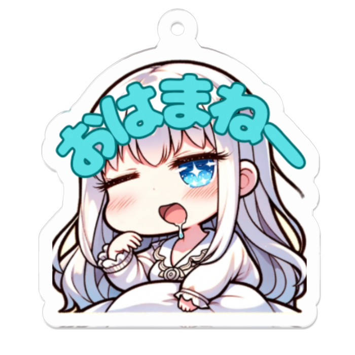 アクリルキーホルダー - 50 x 50 (mm)