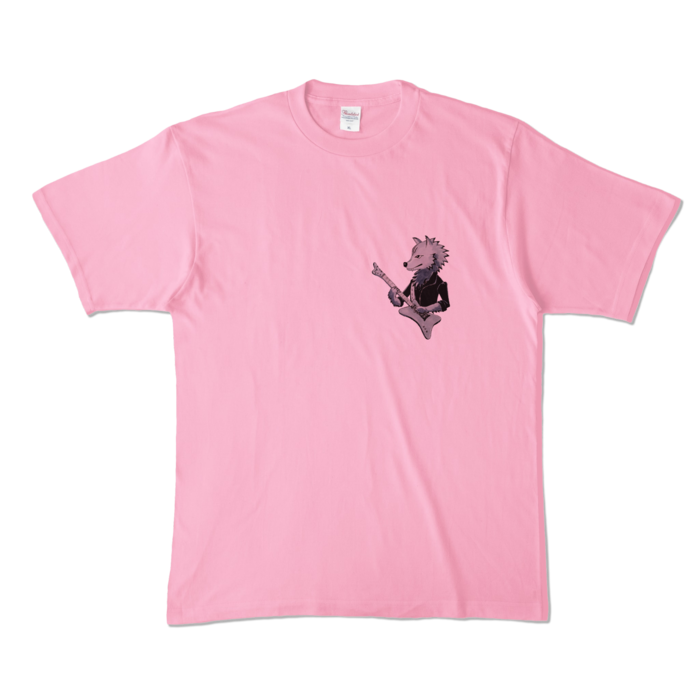 カラーTシャツ - XL - ピーチ (淡色)