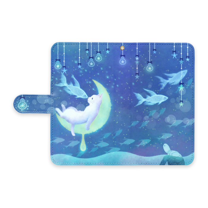 手帳型Androidケース - L - ストラップ穴 あり