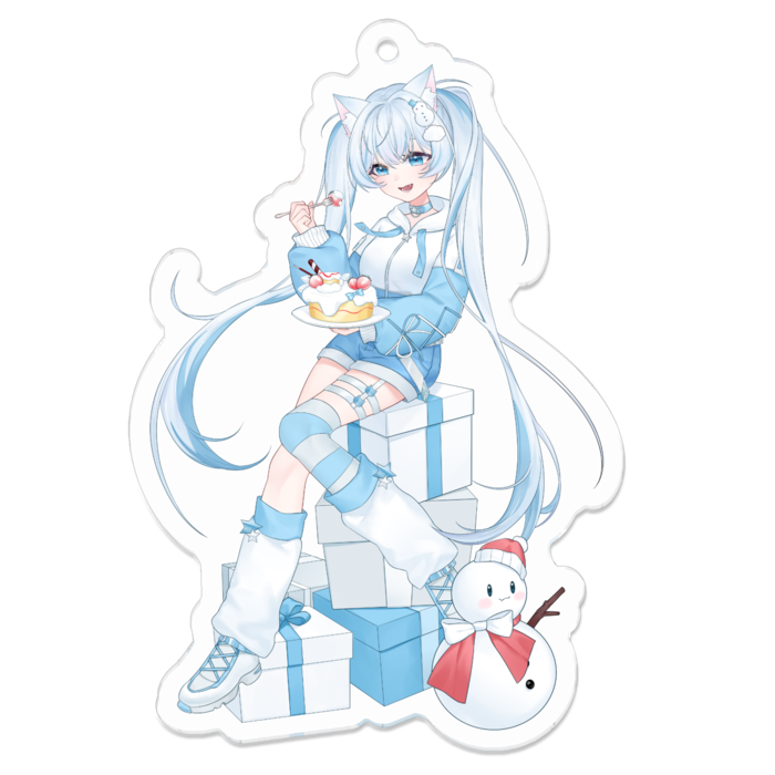 アクリルキーホルダー - 70 x 70 (mm)