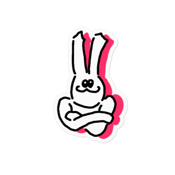 ステッカー - 100 x 100 (mm)