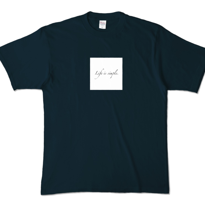 カラーTシャツ - XL - ネイビー (濃色)