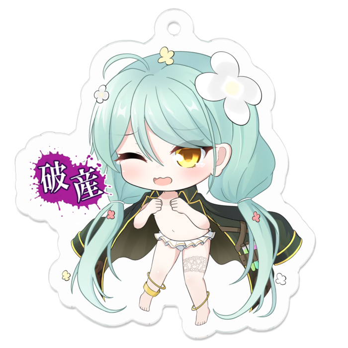レイバー(破産)アクリルキーホルダー - 50 x 50 (mm)