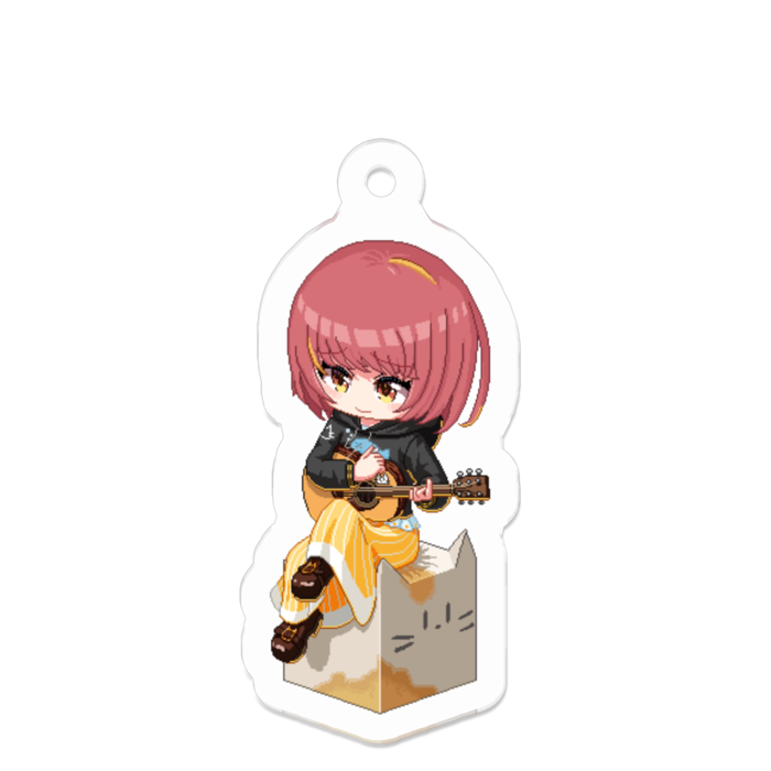 アクリルキーホルダー(コーティング) - 50 x 50 (mm)