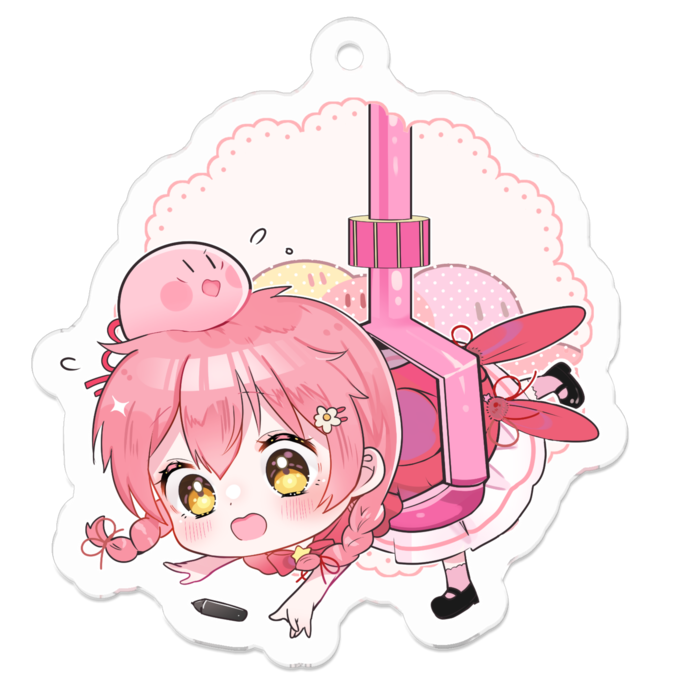 アクリルキーホルダー - 50 x 50 (mm)