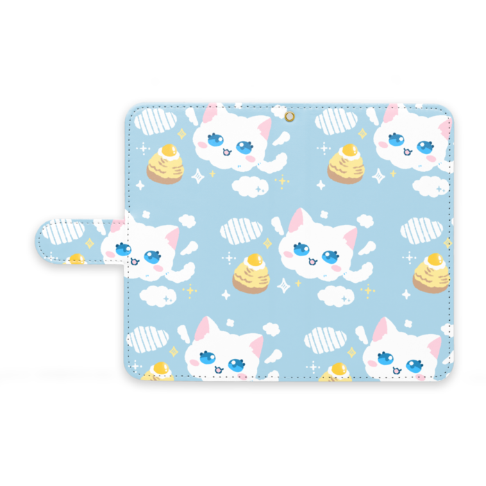 手帳型Androidケース - M - ストラップ穴 あり