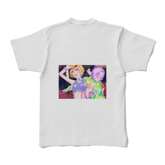 カラーTシャツ - XL - アッシュ (淡色)(2)