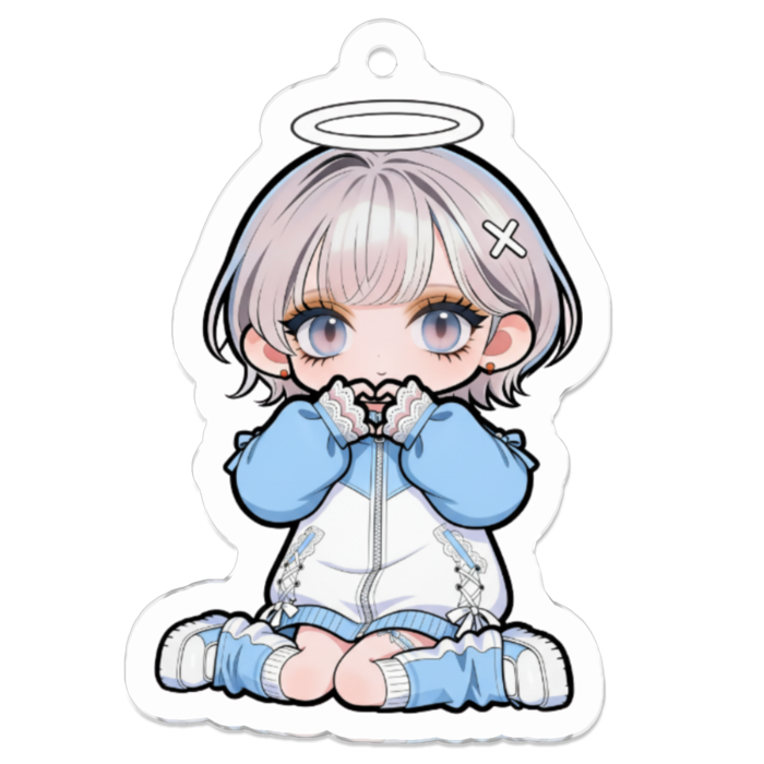 アクリルキーホルダー - 50 x 50 (mm)