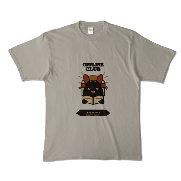 カラーTシャツ - XL - シルバーグレー （淡色）