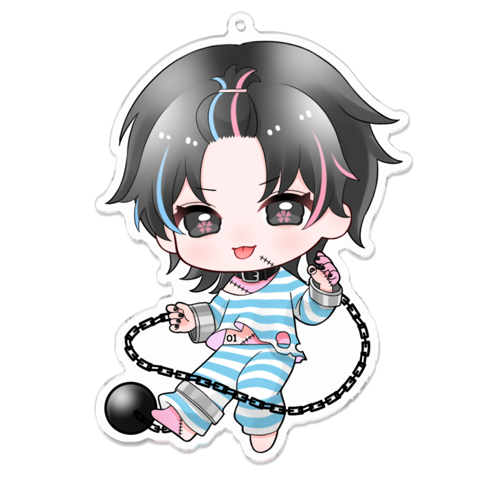 アクリルキーホルダー - 100 x 100 (mm)