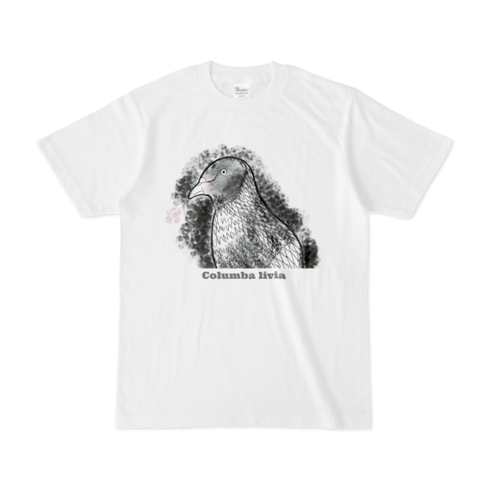 鳩Tシャツ - S - 白