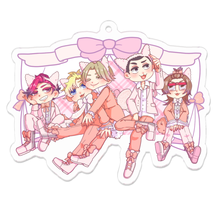 アクリルキーホルダー - 70 x 70 (mm)