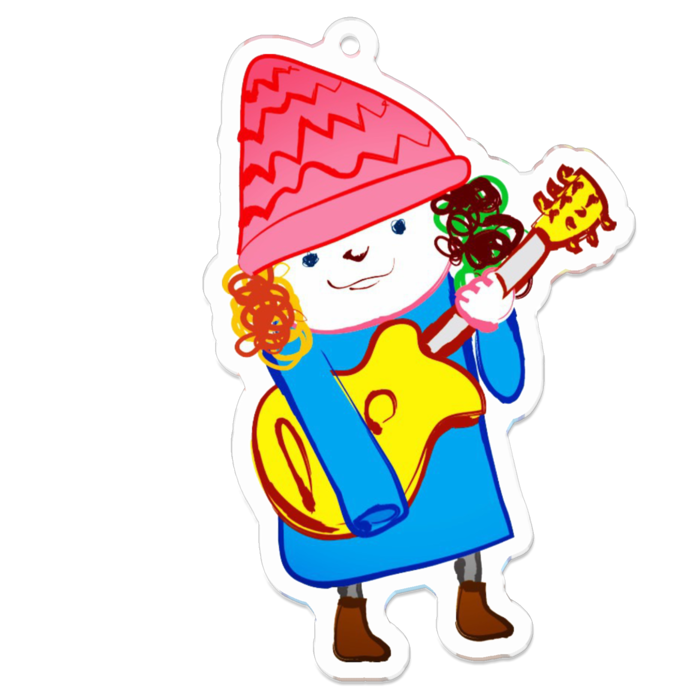 アクリルキーホルダー - 70 x 70 (mm)