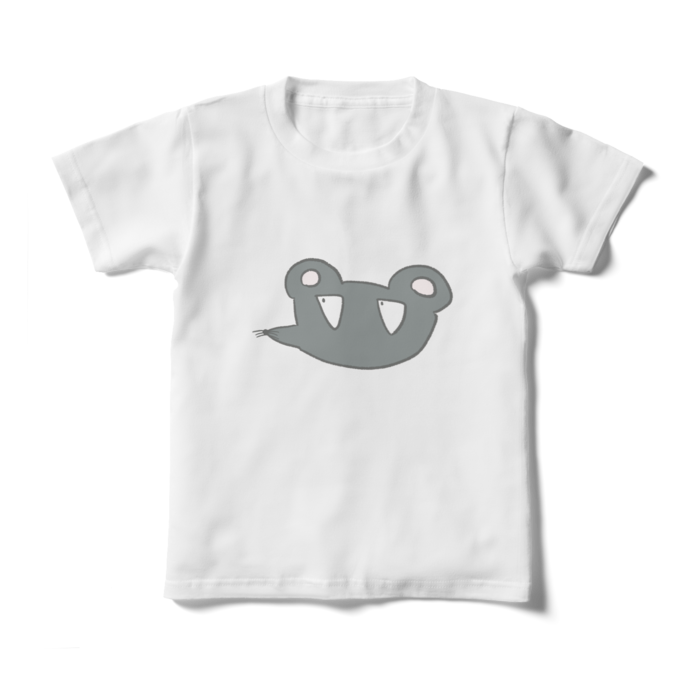 キッズTシャツ - 130cm - ねずみ